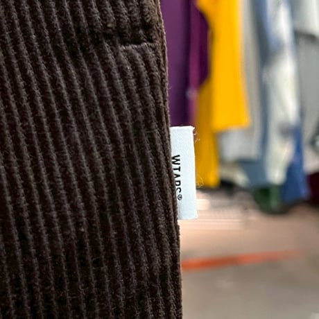 WTAPS SDDT2003 TROUSERS COTTON CORDUROY BROWN 02 242TQDT-PTM05 36999