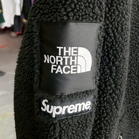 Supreme × THE NORTH FACE S LOGO HOODED FLEECE JACKET BLACK MEDIUM 37195