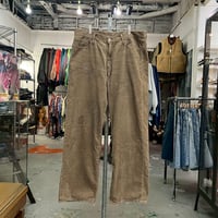 NEIGHBORHOOD SAVAGE CORDUROY DP WIDE PANT BROWN XL 242XBNH-PTM10