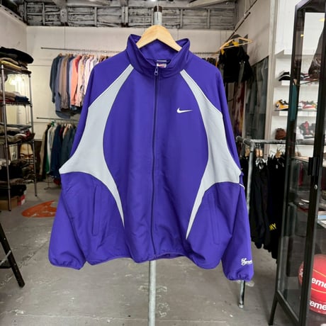 Supreme × NIKE TRACK JACKET PURPLE XL 76681