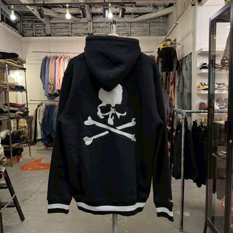 MITCHEL＆NESS × MASTERMIND BRANDED HOODIE BLACK XL 29872