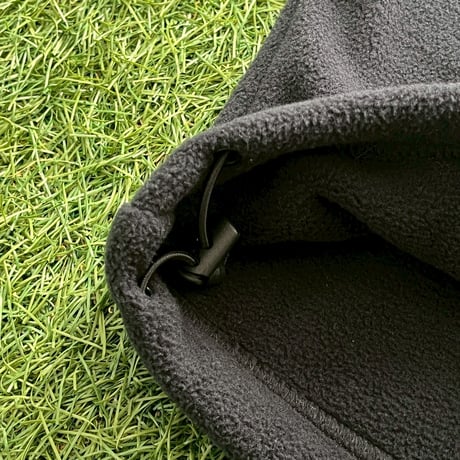 Supreme POLARTEC FACEMASK HALF ZIP HOODED SWEATSHIRT BLACK XXL 65462