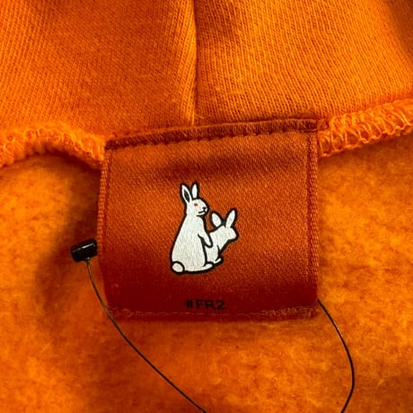 FR2 YANAGI FIRE SLEEVE SWEAT HOODIE  ORANGE LARGE 05771