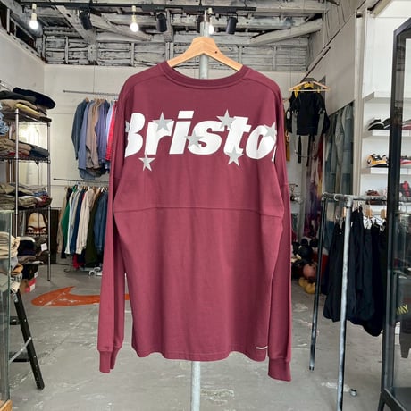 FCRB STAR BIG LOGO TEAM BAGGY LS TEE BURGUNDY XL 91182
