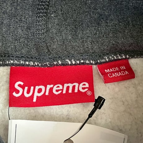 Supreme 21AW BOX LOGO HOODED SWEATSHIRT CHARCOAL MEDIUM 46538