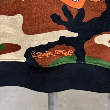 CHROME HEARTS × MATTY BOY CAUTION HOODIE CAMO XL 35166