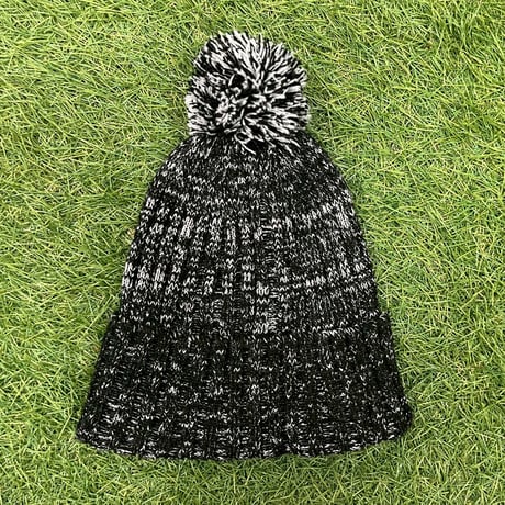 STUSSY POM POM BEANIE BLACK O/S 62717