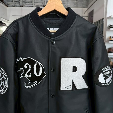 WTAPS × NEIGHBORHOOD × RATS 20th ALL LEATHER JACKET 25SPJ-0101 BLACK XL 75246