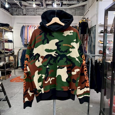 CHROME HEARTS × MATTY BOY CAUTION HOODIE CAMO XL 35166