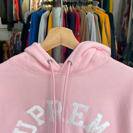 Supreme × CHAMPION 25SS HOODED SWEATSHIRT PINK MEDIUM 57292