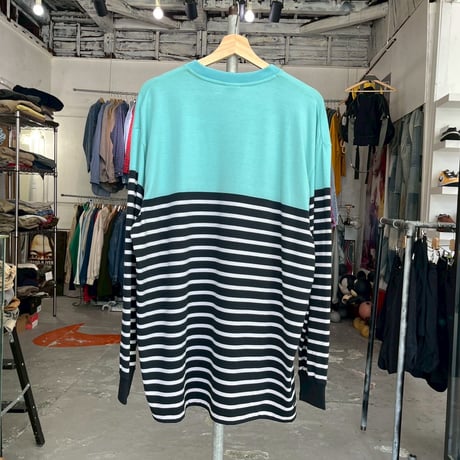 FCRB LS PANELED BORDER CREW NECK POCKET TEE XL FCRB-222065 52076