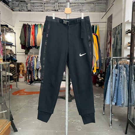 NIKE × sacai NRG SIDE LINE FLEECE PANT BLACK MEDIUM CZ4698-010 23130