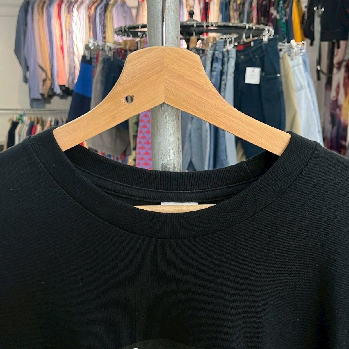 Supreme BOX LOGO LS TEE BLACK LARGE 91373 | BRA