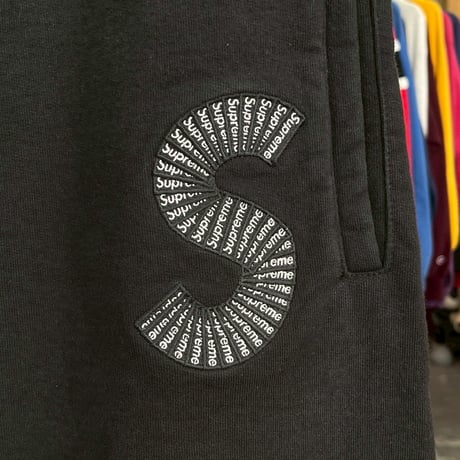 Supreme S LOGO SWEATPANTS BLACK MEDIUM 17554
