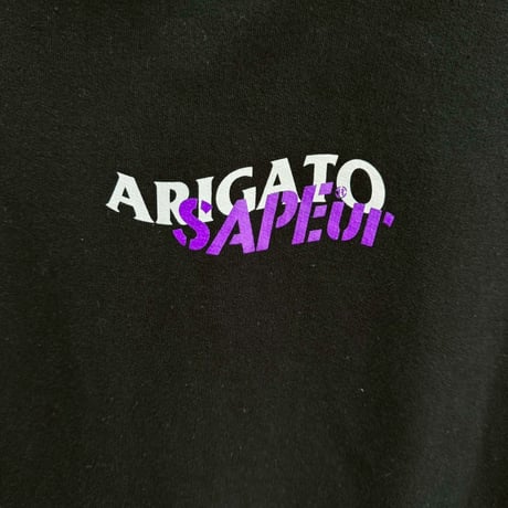 SAPEur × ANTI SOCIAL SOCIAL CLUB ASSC DoTMAN HEADS SWEAT HOODIE BLACK LARGE 40370