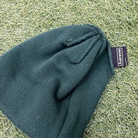 Supreme × NEW ERA BOX LOGO BEANIE DARK PINE 04762