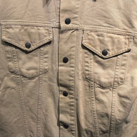LEVI'S COTTON TWILL TRACKER JACKET BEIGE 42 86404