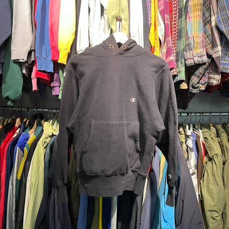 CHAMPION 90S RW HOODIE BLACK MEDIUM 05878