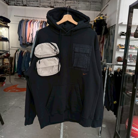 NIKE × TRAVIS SCOTT NRG AG UTILITY HOODIE CU0458-010 BLACK LARGE 34154