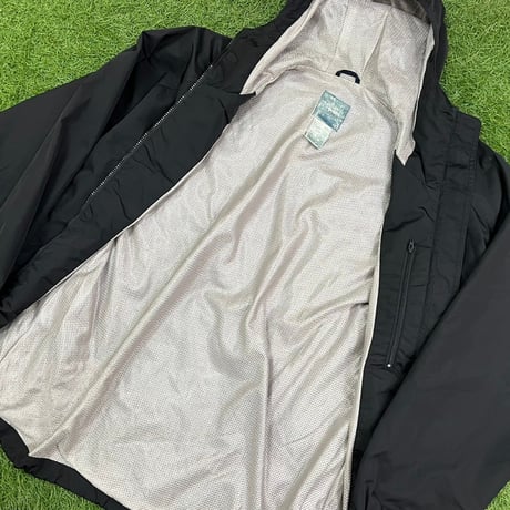 STUSSY NYLON ZIP UP JACKET BLACK MEDIUM 69676