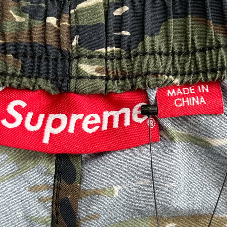 Supreme FULL ZIP WARM UP BAGGY PANT TIGER CAMO LARGE 42125