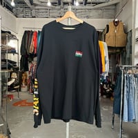 SAPEur × atmos ANIMAL SLEEVE LOGO LS TEE BLACK XXL 40791