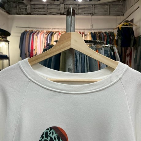 MAISON MARGIELA WIDE SILHOUETTE CREWNECK SWEATSHIRT WHITE SMALL 86717