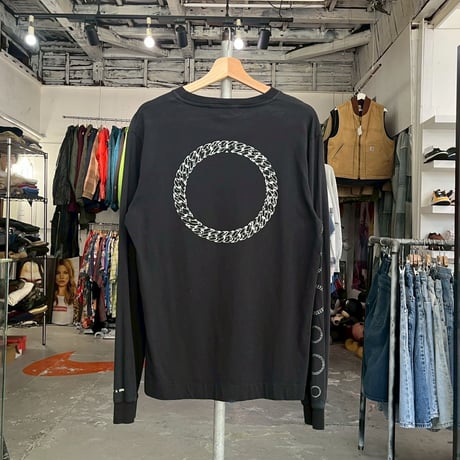 1017 ALYX 9SM BUCKLE CHAIN LS TEE BLACK MEDIUM 237876