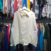 VINTAGE 90S NYLON COACH JACKET OFF WHITE XL 60486