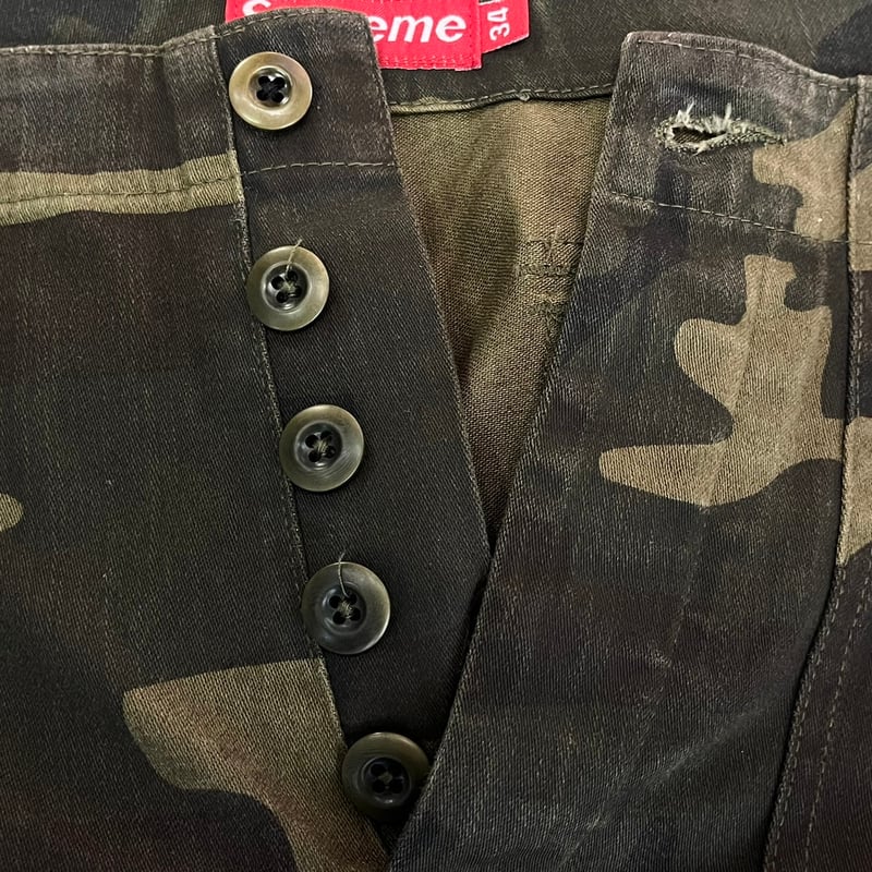 パンツ OLD SUPREME 90S CAMOUFLAGE PANTS KHAKI OLD SUPREME 90S CAMOUFLAGE PANTS KHAKI 34 15909