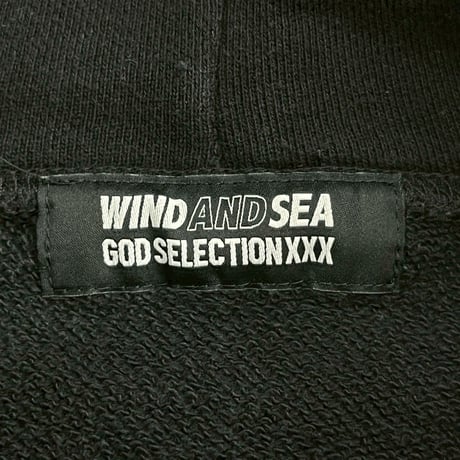 WIND AND SEA × GOD SELECTION XXX LOGO SWEAT HOODIE BLACK XL WDS-C-GOD-23-Q3-08 23140