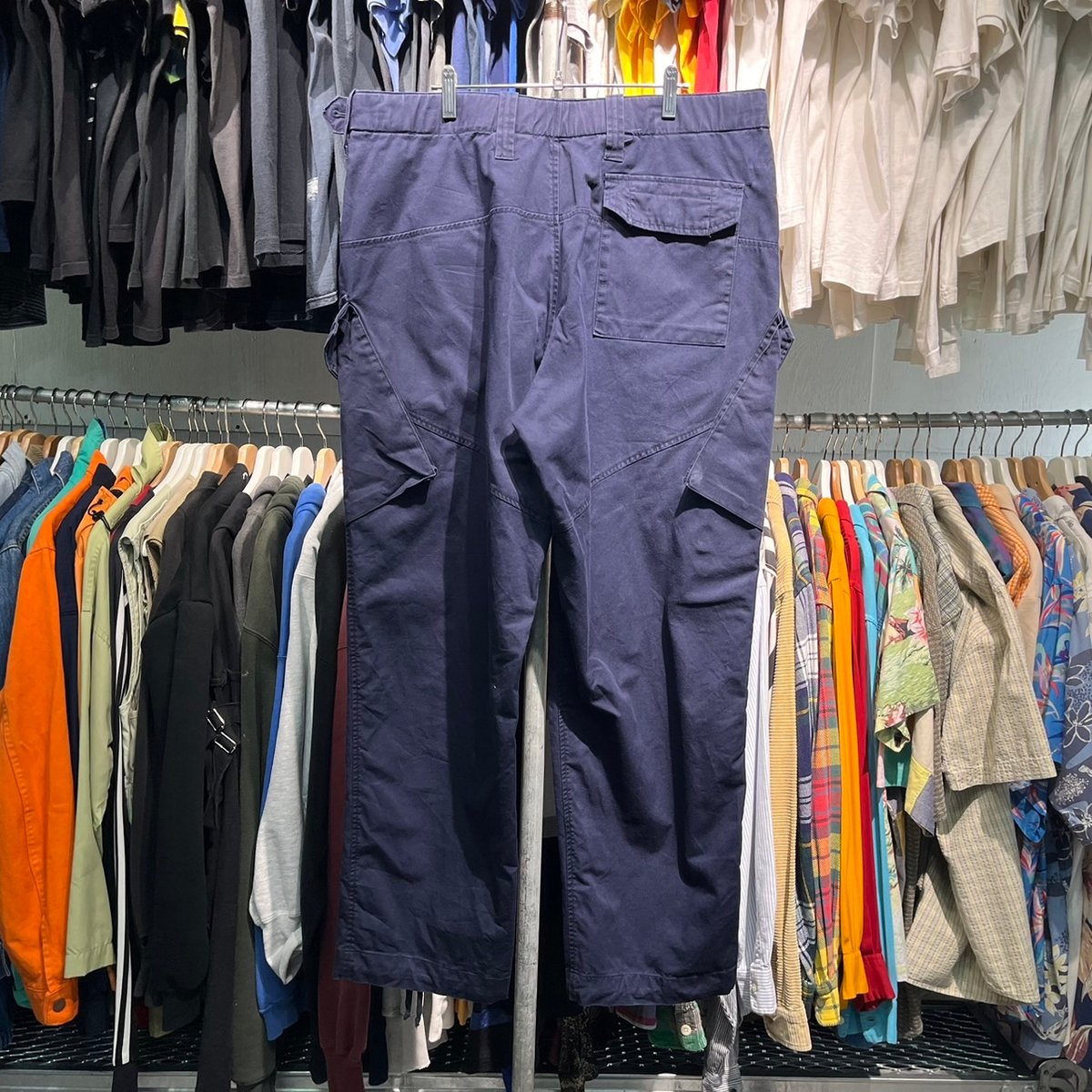 ROYAL NAVY 90S COMBAT TROUSERS NAVY fits XL 468