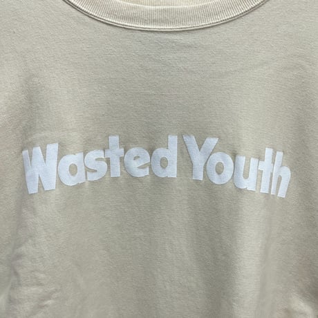 WASTED YOUTH SEASON1 CREWNECK SWEATSHIRT BEIGE XL 50319