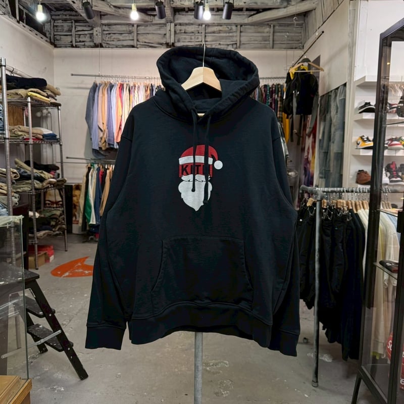 KITH × TREATS SANTA HOODIE BLACK XL 17532 | BRA