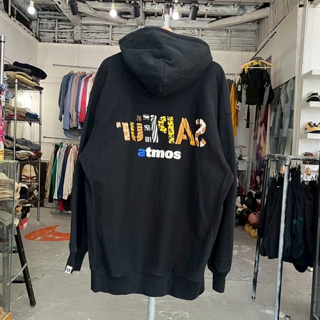 SAPEur × atmos NIGHT SAFARI LOGO HOODIE BLACK XXL 93303