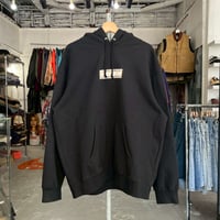 Supreme × BURBERRY BOX LOGO HOODED SWEATSHIRT BLACK XL 56554