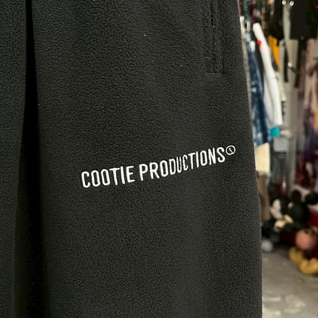 COOTIE FLEECE WIDE EASY PANTS BLACK LARGE 76693