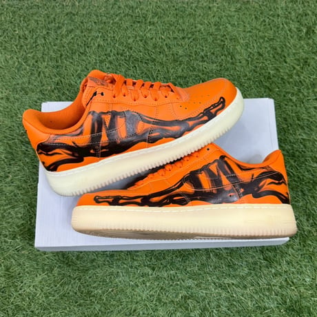 NIKE AIR FORCE 1 '07 QS ORANGE SKELTON CU8067-800 26cm 59374