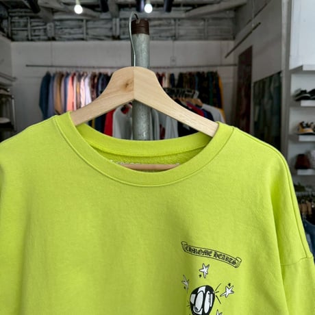 CHROME HEARTS × MATTY BOY PPO CHAIN GAME CREWNECK SWEAT YELLOW XXL 36983