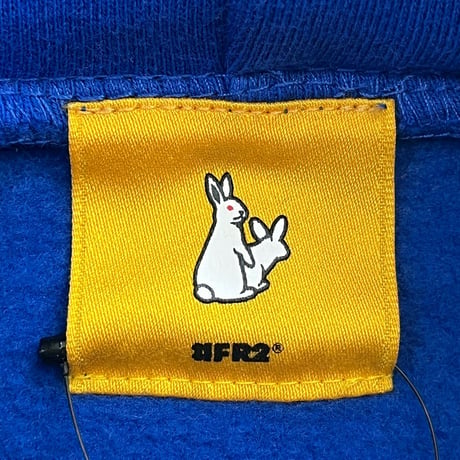 FR2 WE ARE FXXKING RABBITS HOODIE BLUE LARGE 63512