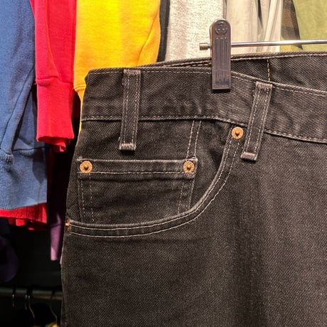 LEVIS 90S 505 BLACK DENIM PANT 38/32 64621