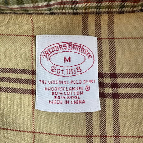 BROOKS BROTHERS CRAZY PATTERN BD SHIRT MEDIUM 00573