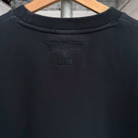 KITH × BATMAN THUGS VINTAGE NELSON CREWNECK BLACK LARGE 67331