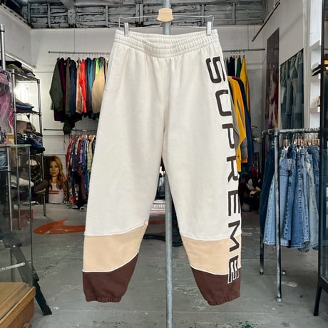 Supreme 25SS PANELED SWEAT PANT NATURAL MEDIUM
