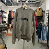 ESSENTIALS KNIT HOODIE HARVEST LARGE