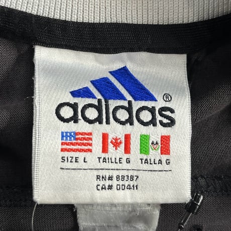ADIDAS 90S SOCCER JERSEY BLACK LARGE 66639