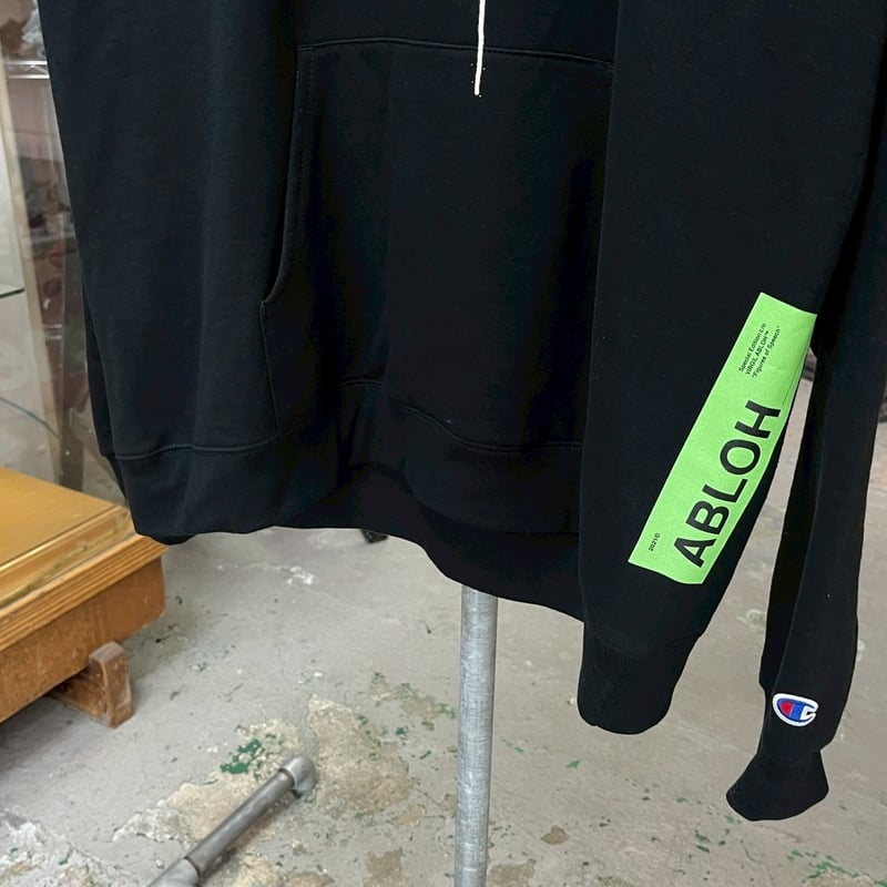 VIRGIL ABLOH × CHAMPION ICA GRIM REAPER HOODIE