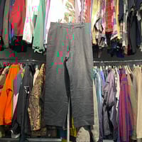 POLO RALPH LAUREN 90S 60%COTTON40%LINEN SLACKS BLACK 32 52263