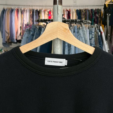 COOTIE FLEECE SWEAT CREW BLACK XL 76694