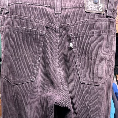 LEVI'S 90S SILVER TAB BAGGY CORDUROY CUT OFF PANT BLACK 32 52245
